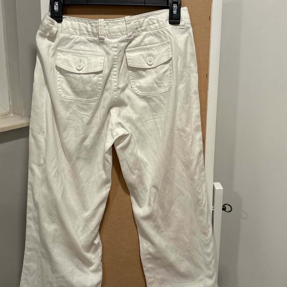 Men's White Casual Cotton Pants